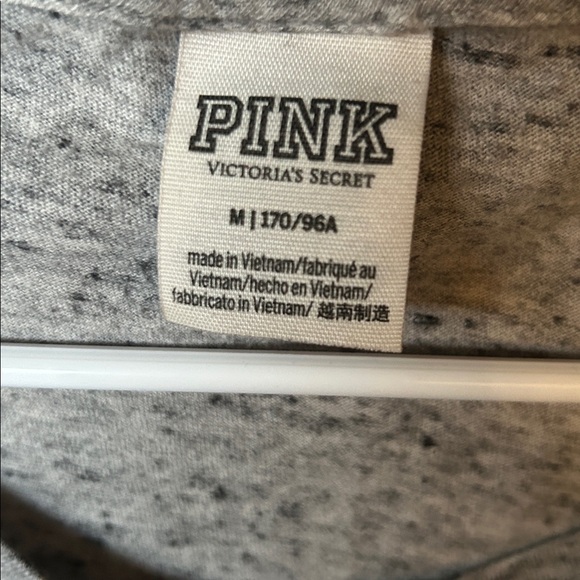 PINK Victoria's Secret Gray Tee - Picture 2 of 2